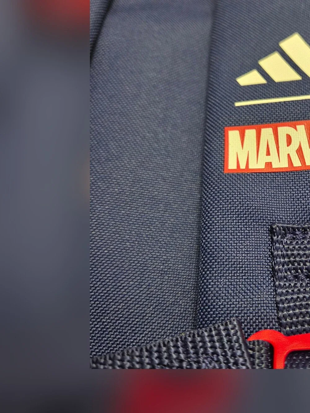 adidas Kids Navy Backpack with Red Spider-Man Graphic